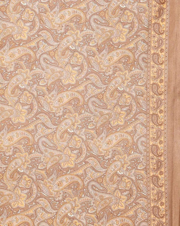 Tan_&_Brown_Paisley_Kashmiri_Silk_Printed_Saree_|_Manzil