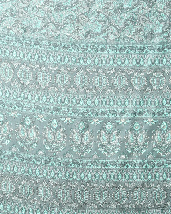 Slate_Grey_Teal_Paisley_Printed_Kashmiri_Silk_Saree_|_Silsila