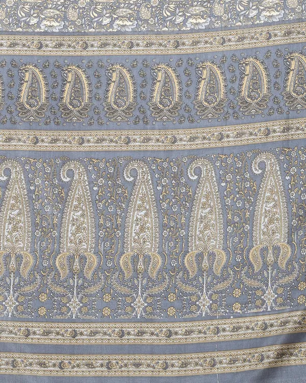 Grey_&_Gold_Paisley_Kashmiri_Silk_Printed_Saree_|_Manzil
