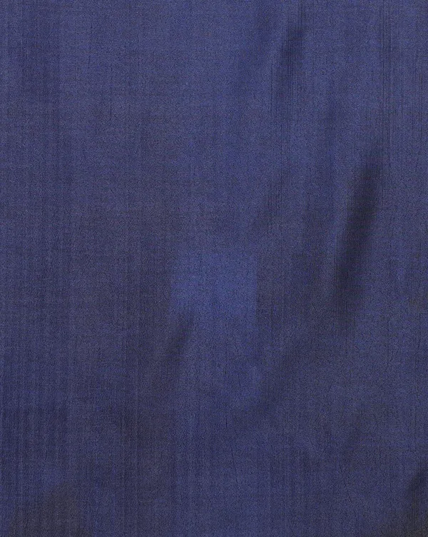 Beige_&_Navy_Warli_Printed_Kashmiri_Silk_Saree_|_Manzar