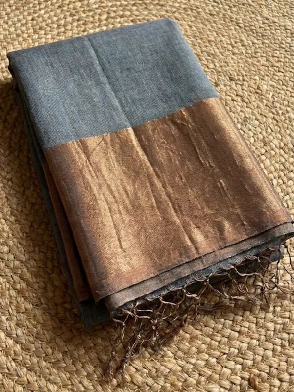 Iraaya_Pure_Handloom_Jayashree_Silk_Linen_Saree_Indigo