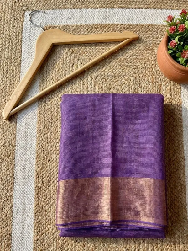 Iraaya_Pure_Handloom_Jayashree_Silk_Linen_Saree_Violet