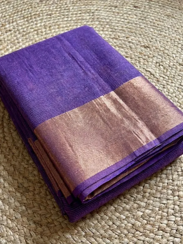 Iraaya_Pure_Handloom_Jayashree_Silk_Linen_Saree_Violet