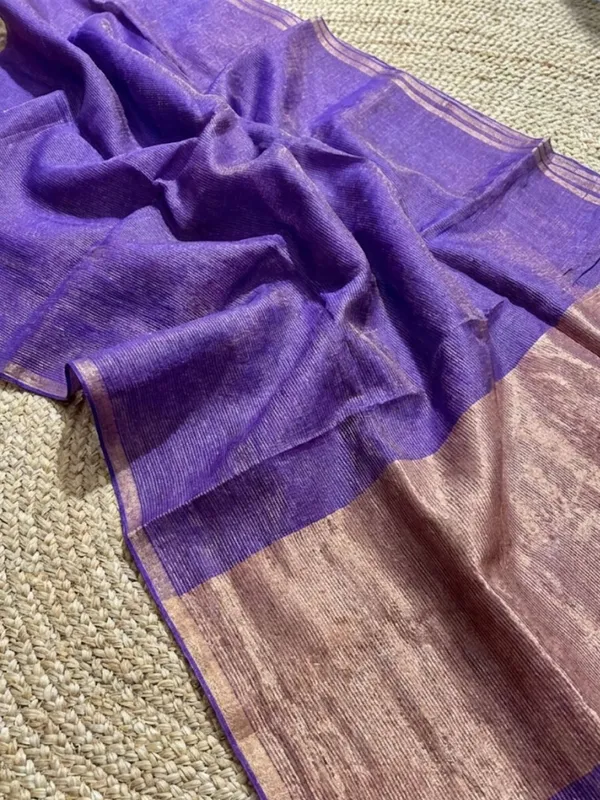 Iraaya_Pure_Handloom_Jayashree_Silk_Linen_Saree_Violet