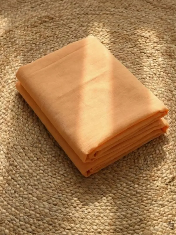 Gulnaar_Organza_Silk_Gota_Patti_Suit_(T+B+D)_Set_Light_Orange