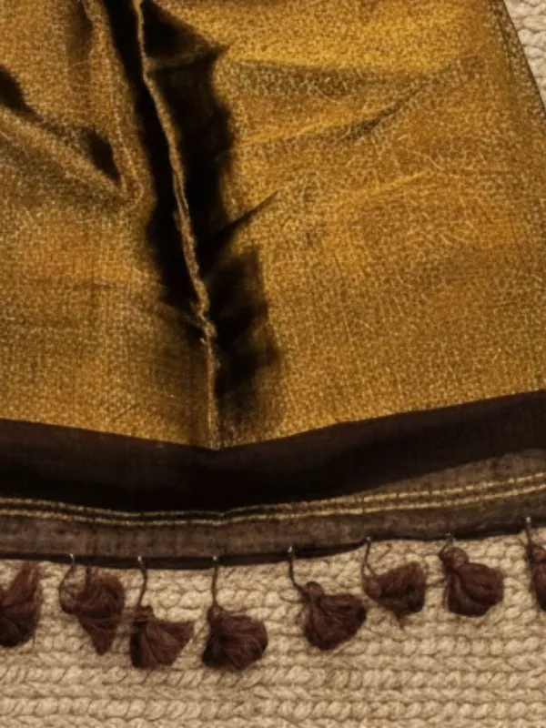 Myraaj_Pure_Cotton_Handloom_Saree_Dark_Brown