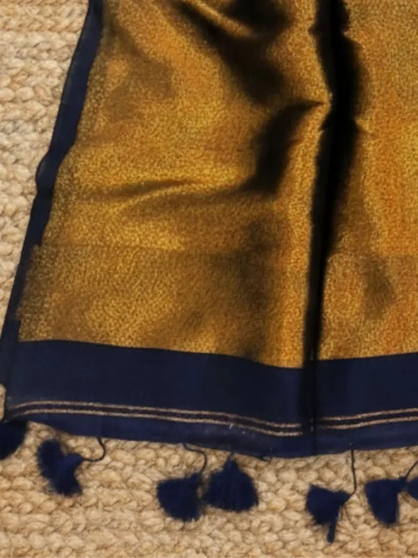 Myraaj_Pure_Cotton_Handloom_Saree_Navy_Blue