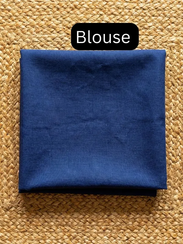 Myraaj_Pure_Cotton_Handloom_Saree_Navy_Blue