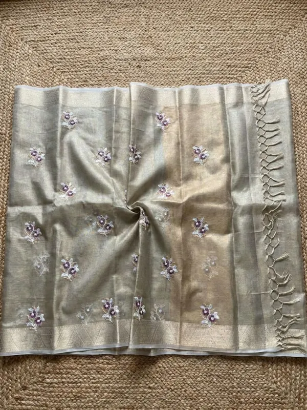 Eshira_Kota_Doria_Semi_Silk_Saree_Muted_Bronze