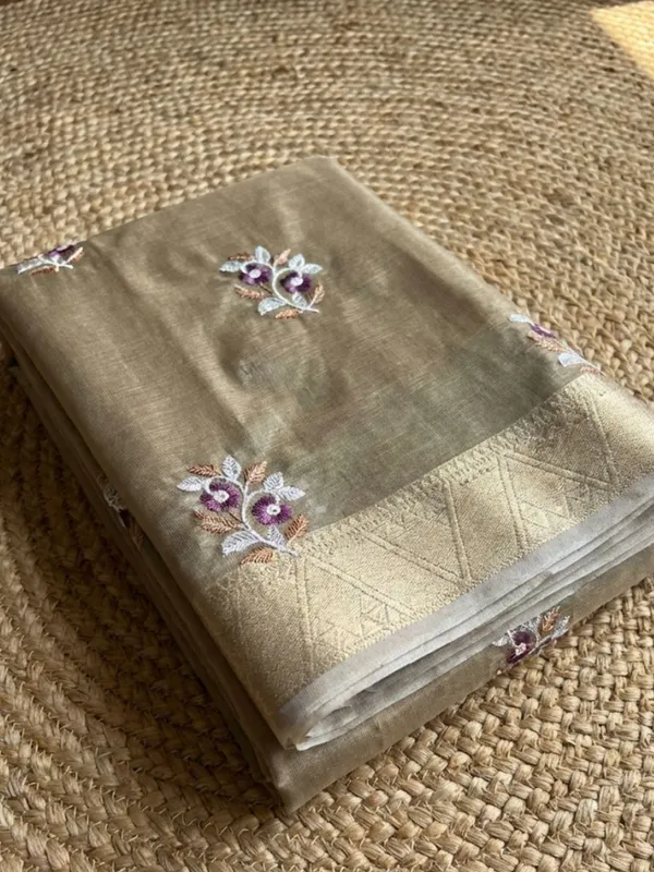 Eshira_Kota_Doria_Semi_Silk_Saree_Antique_Gold