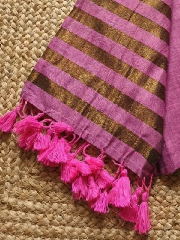 Zariya_Pure_Handloom_Cotton_Saree_Orchid_Pink
