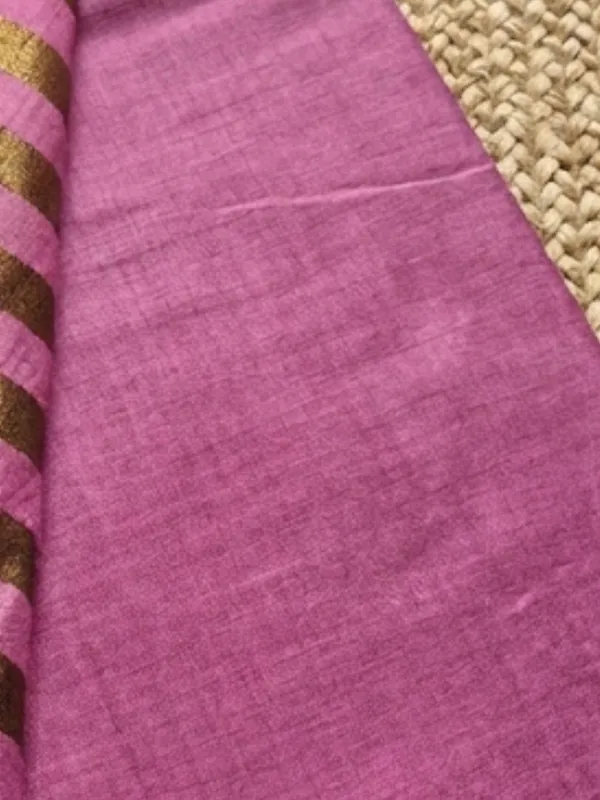 Zariya_Pure_Handloom_Cotton_Saree_Orchid_Pink