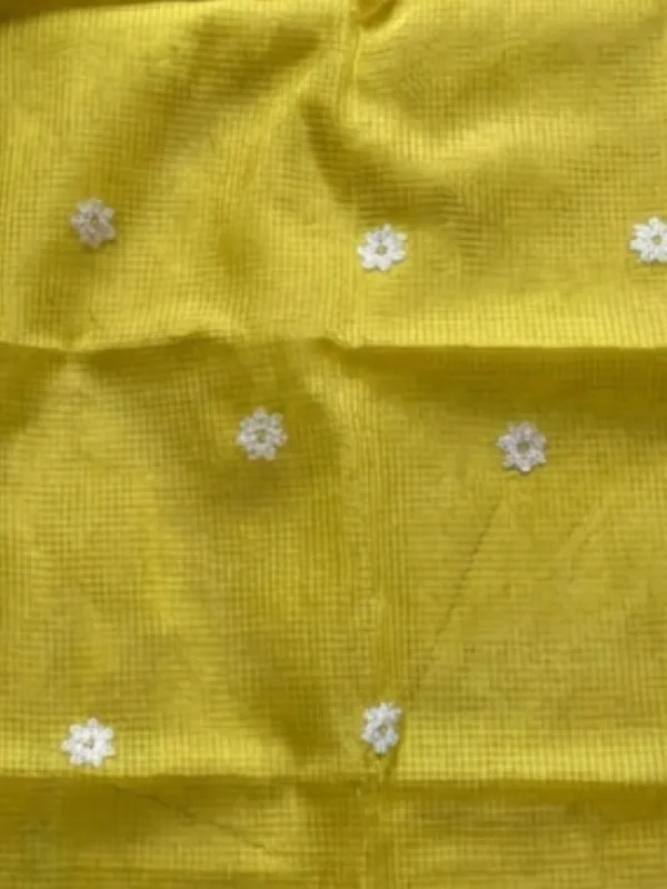 Bunaiya_Pure_Noil_Kota_Cotton_Saree_Yellow