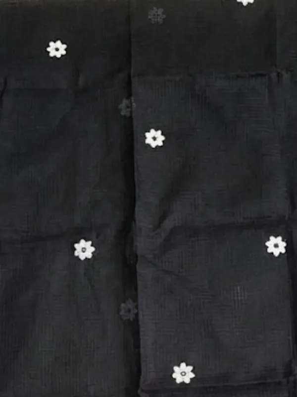 Bunaiya_Pure_Noil_Kota_Cotton_Saree_Black