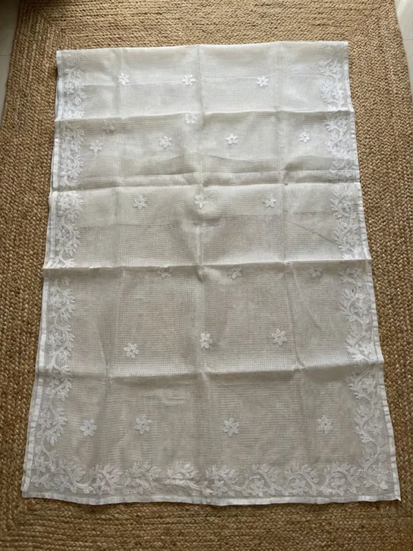 Bunaiya_Pure_Noil_Kota_Cotton_Saree_Lily_White