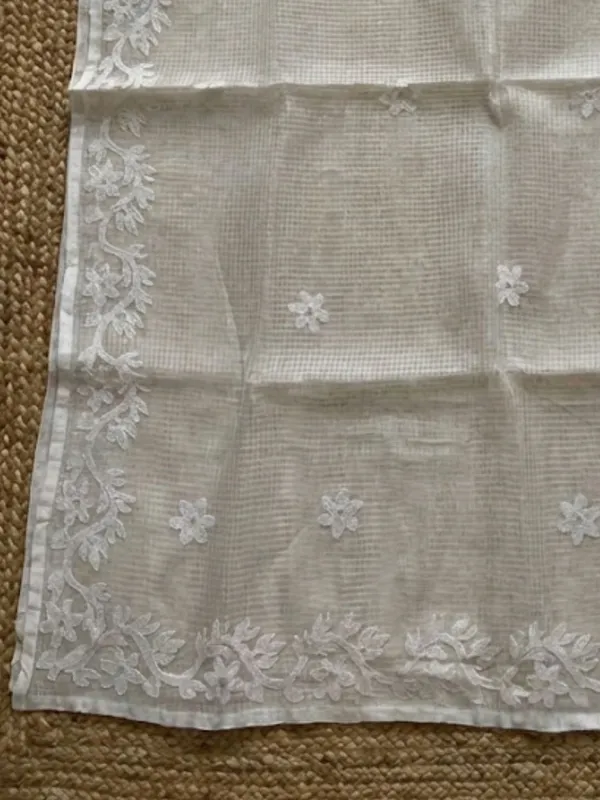 Bunaiya_Pure_Noil_Kota_Cotton_Saree_Lily_White