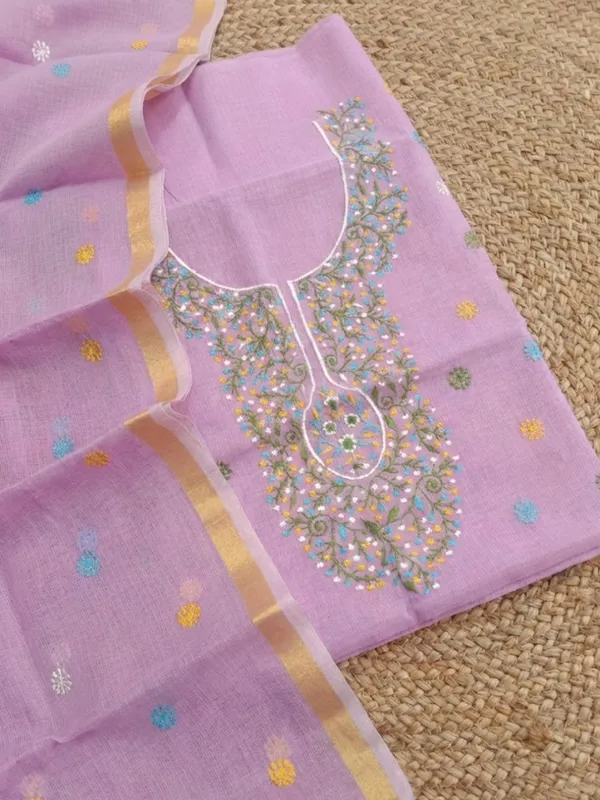 Roopika_Kota_Cotton_Suit_Material_(T+D)_Lavendar