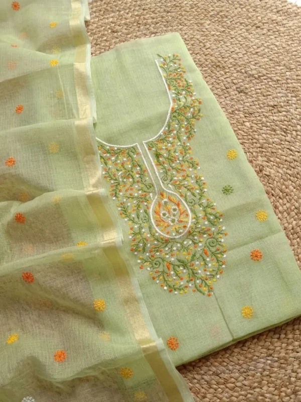 Roopika_Kota_Cotton_Suit_Material_(T+D)_Pista_Green