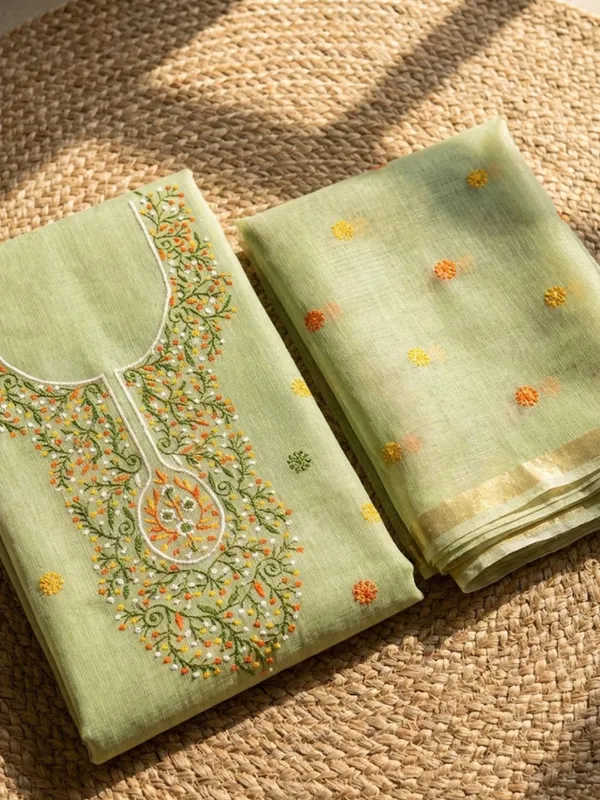 Roopika_Kota_Cotton_Suit_Material_(T+D)_Pista_Green