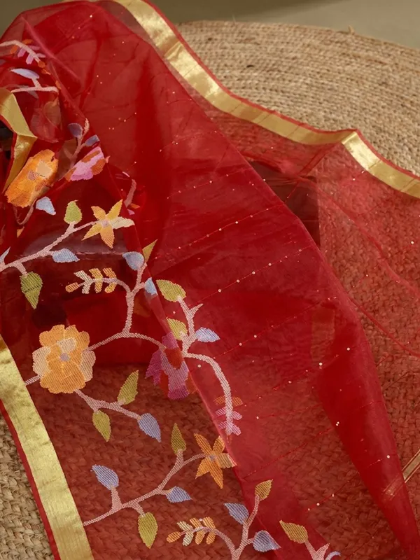 Samaira_Pure_Silk_Linen_Handloom_Saree_Sea_Green
