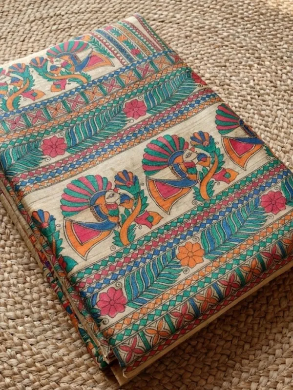 Rangira_Silkmark_Ghicha_Tussar_Silk_Saree_Ecru_Beige