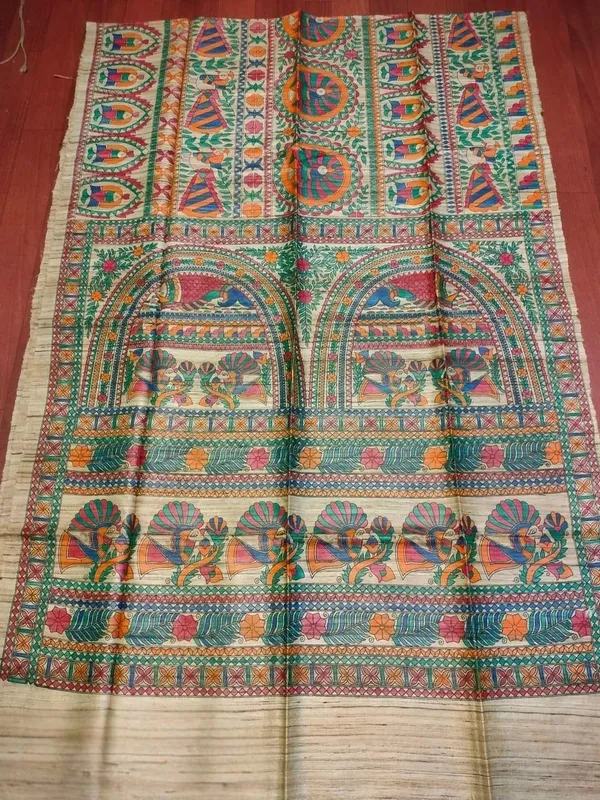 Rangira_Silkmark_Ghicha_Tussar_Silk_Saree_Ecru_Beige