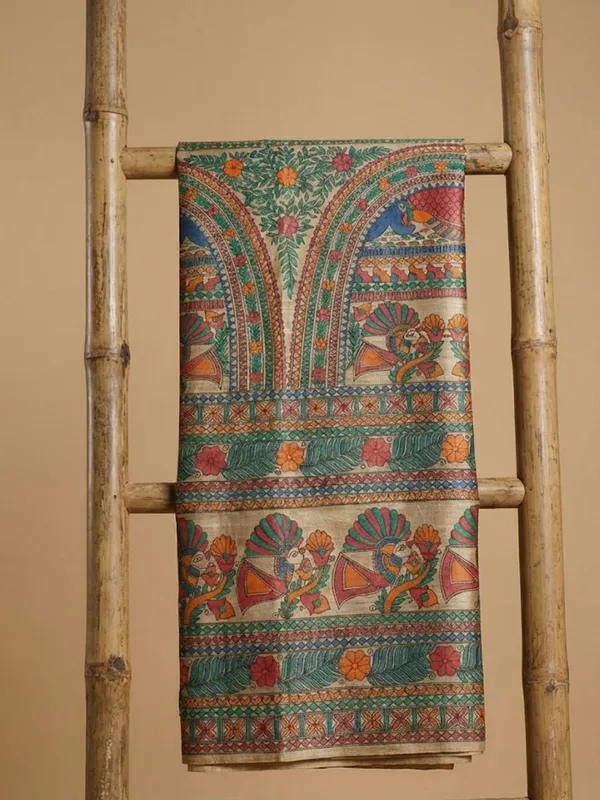 Rangira_Silkmark_Ghicha_Tussar_Silk_Saree_Tan_Beige