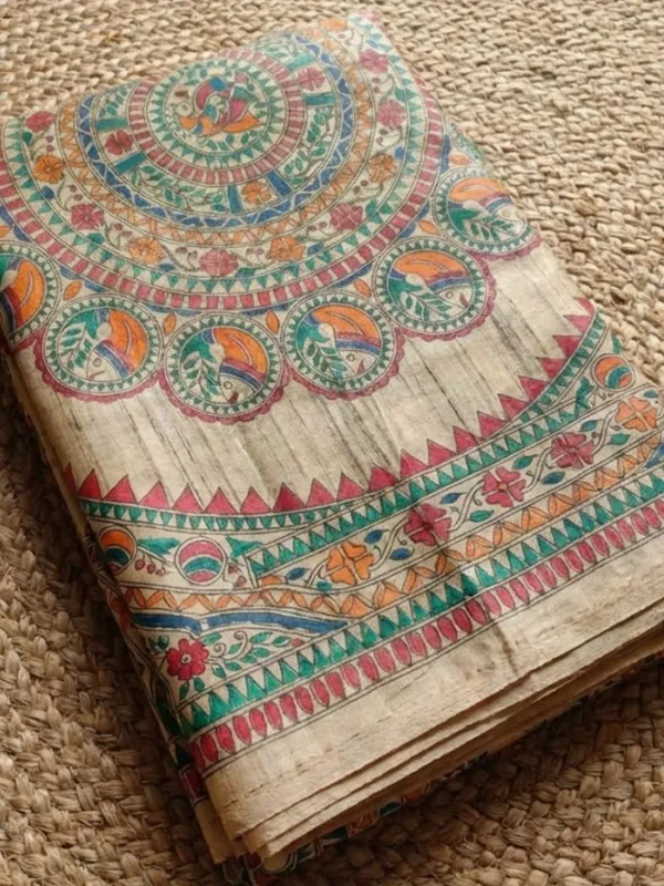 Rangira_Silkmark_Ghicha_Tussar_Silk_Saree_Taupe_Beige