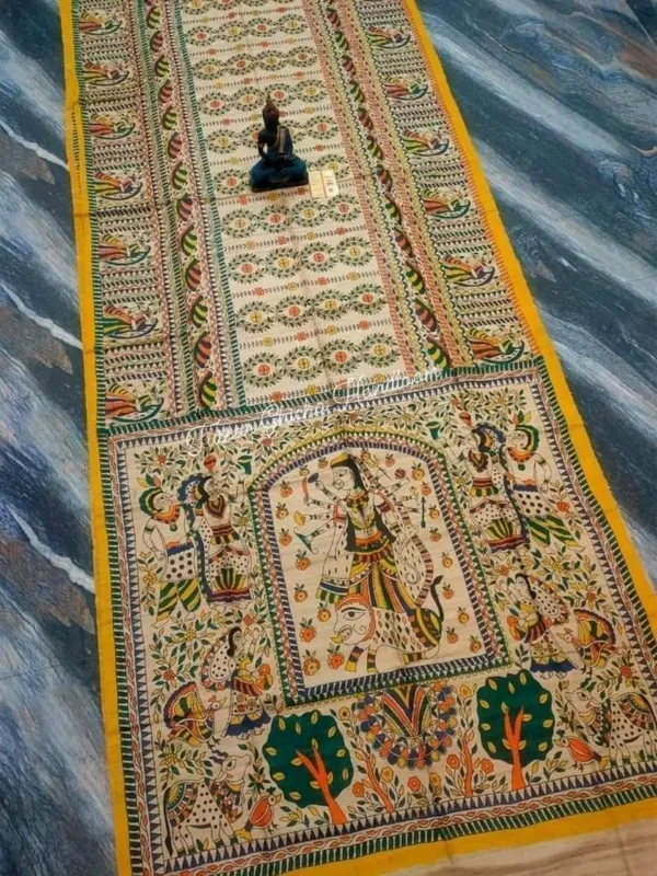 Rangira_Silkmark_Ghicha_Tussar_Silk_Saree_Ivory_Beige