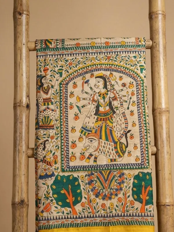 Rangira_Silkmark_Ghicha_Tussar_Silk_Saree_Ivory_Beige