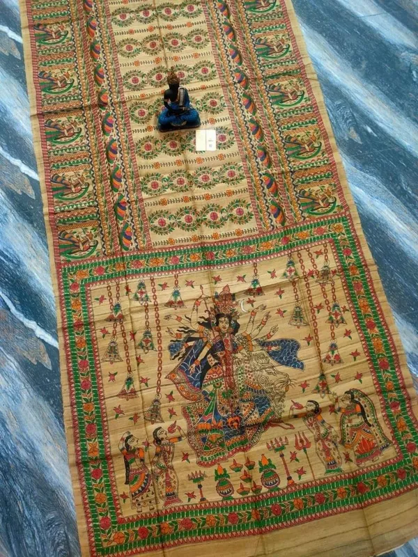 Rangira_Silkmark_Ghicha_Tussar_Silk_Saree_Pearl_Beige