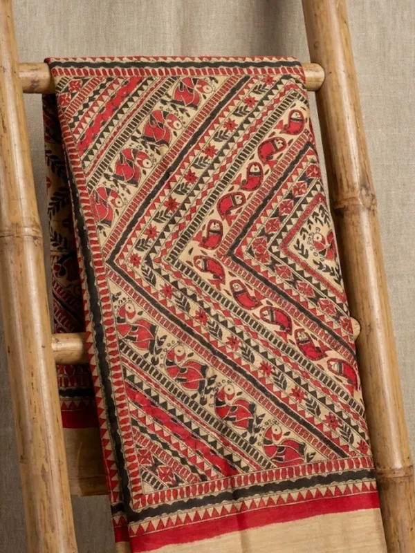 Rangira_Silkmark_Ghicha_Tussar_Silk_Saree_Raw_Beige