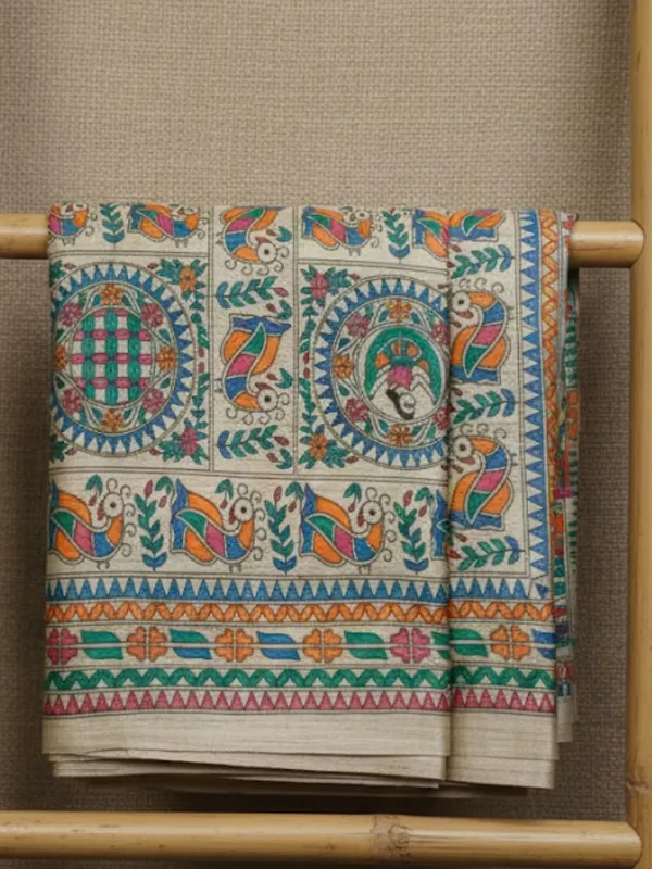 Rangira_Silkmark_Ghicha_Tussar_Silk_Saree_Elegant_Beige