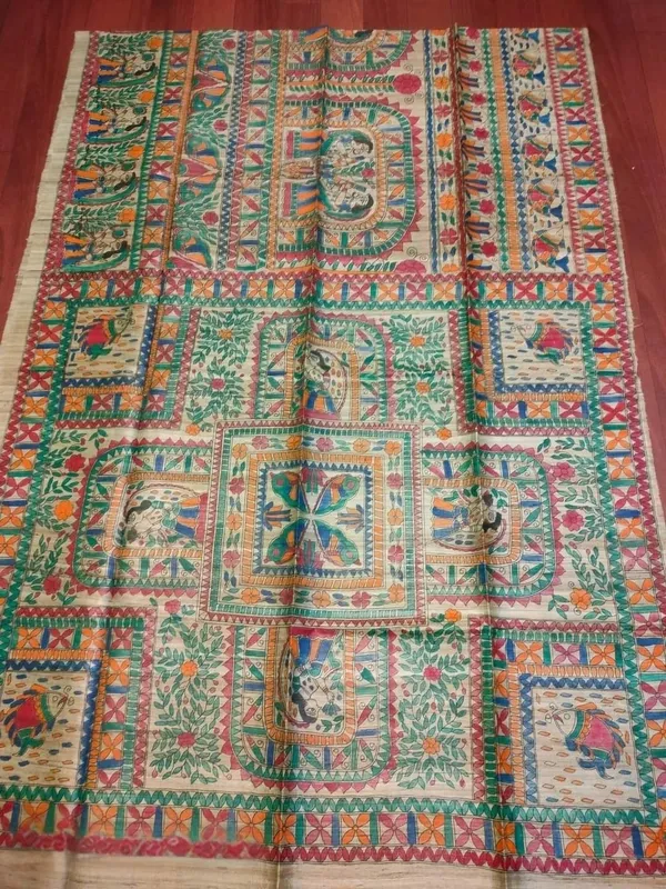 Rangira_Silkmark_Ghicha_Tussar_Silk_Saree_Dusty_Beige