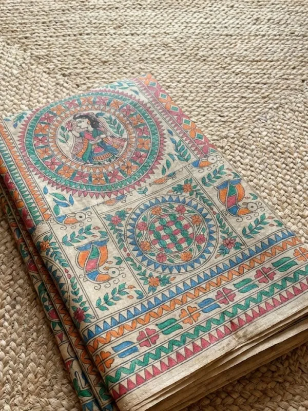 Rangira_Silkmark_Ghicha_Tussar_Silk_Saree_Vanilla_Beige