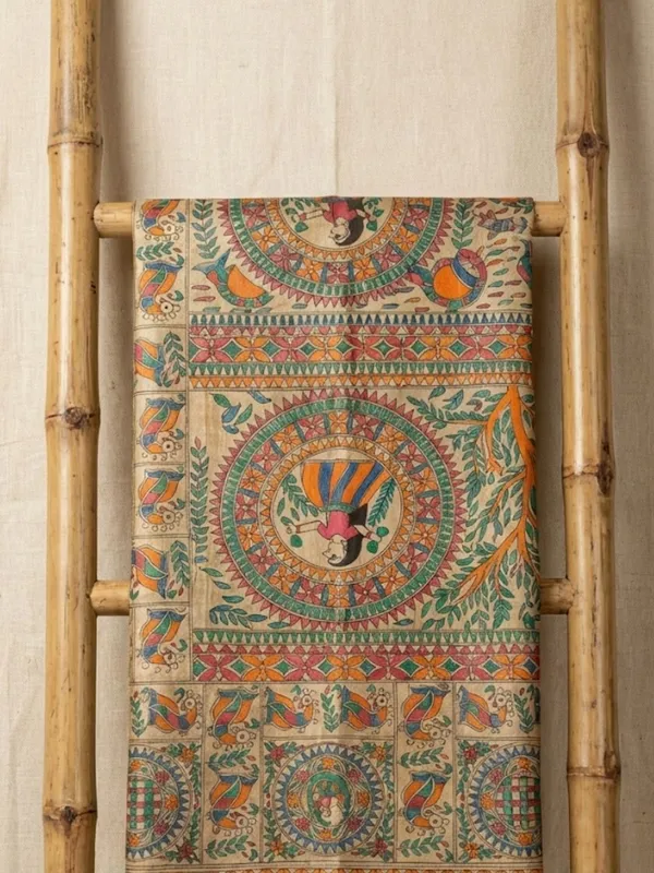 Rangira_Silkmark_Ghicha_Tussar_Silk_Saree_Vanilla_Beige
