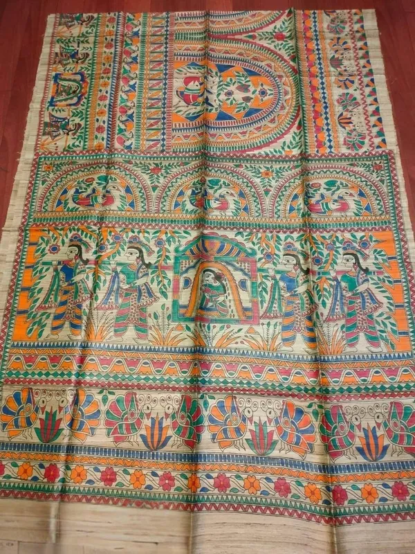 Rangira_Silkmark_Ghicha_Tussar_Silk_Saree_Khaki_Beige