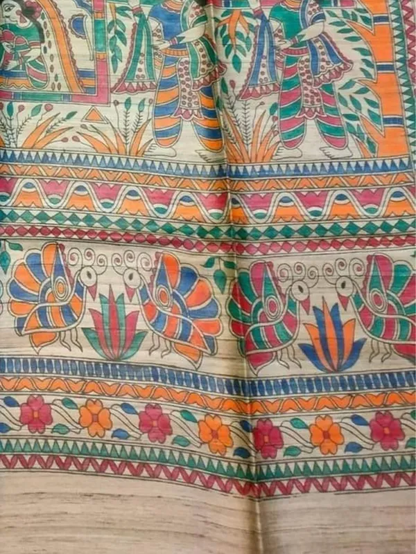 Rangira_Silkmark_Ghicha_Tussar_Silk_Saree_Khaki_Beige