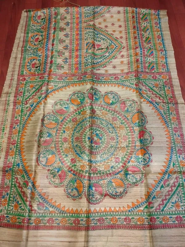 Rangira_Silkmark_Ghicha_Tussar_Silk_Saree_Buttery_Beige