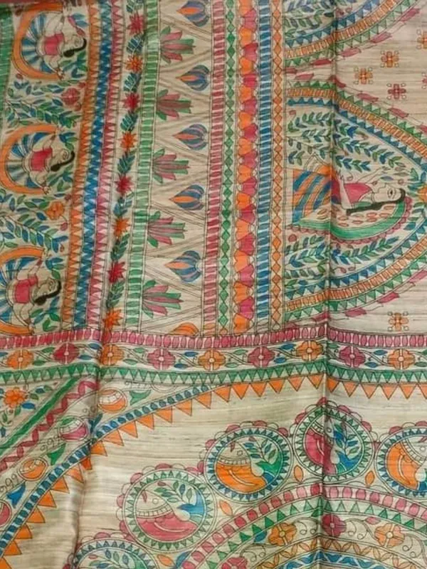 Rangira_Silkmark_Ghicha_Tussar_Silk_Saree_Ashen_Beige