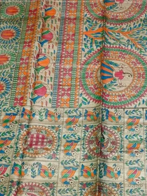 Rangira_Silkmark_Ghicha_Tussar_Silk_Saree_Woody_Beige