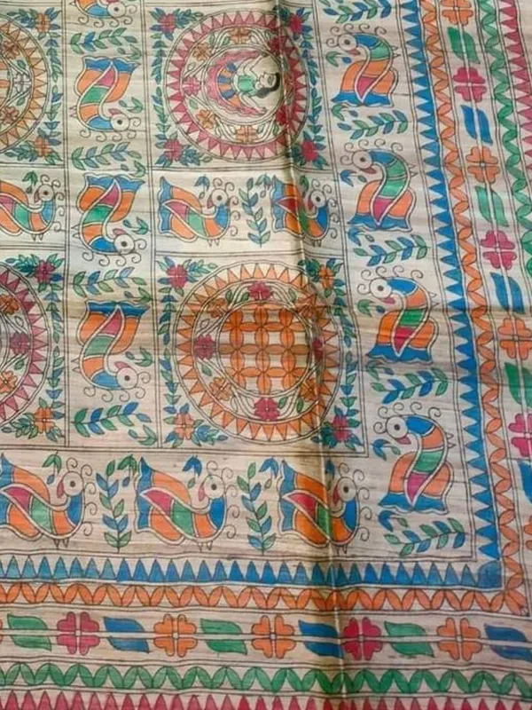 Rangira_Silkmark_Ghicha_Tussar_Silk_Saree_Woody_Beige