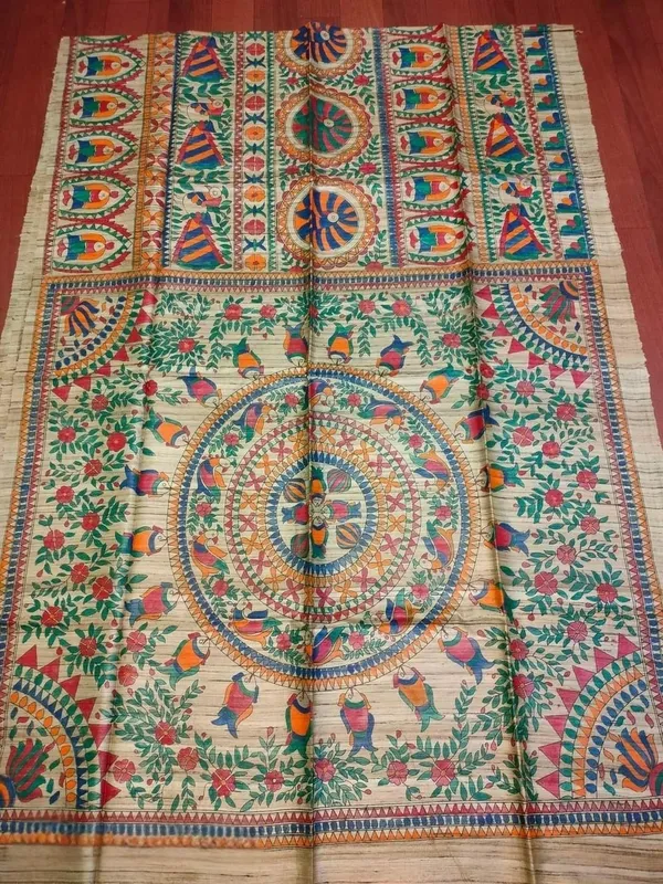 Rangira_Silkmark_Ghicha_Tussar_Silk_Saree_Rustic_Beige