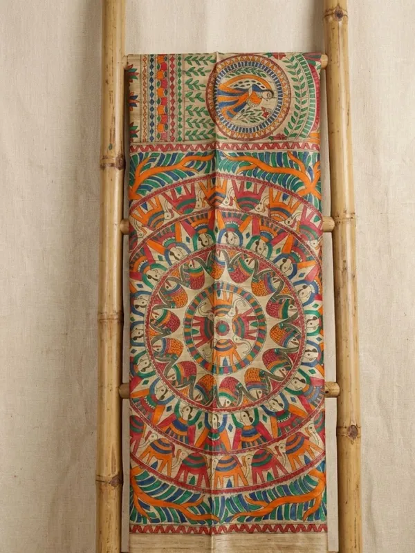 Rangira_Silkmark_Ghicha_Tussar_Silk_Saree_Sepia_Beige