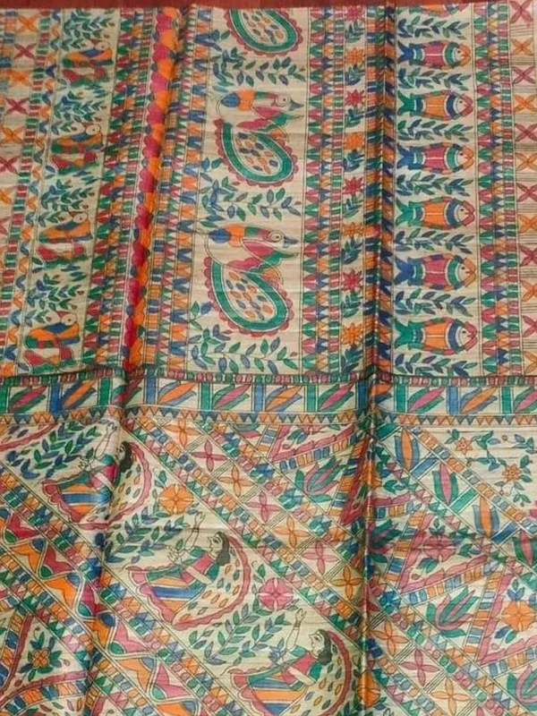 Rangira_Silkmark_Ghicha_Tussar_Silk_Saree_Linen_Beige