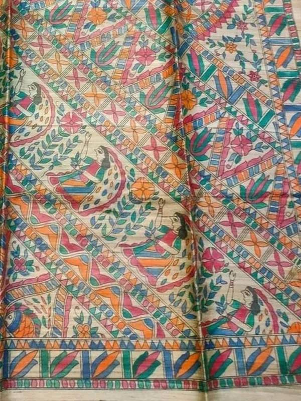 Rangira_Silkmark_Ghicha_Tussar_Silk_Saree_Linen_Beige