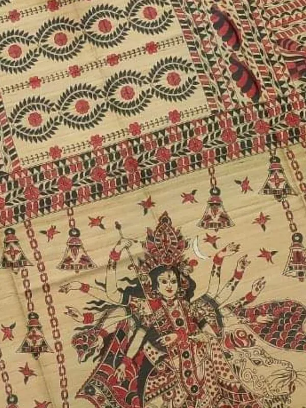 Rangira_Silkmark_Ghicha_Tussar_Silk_Saree_Serene_Beige