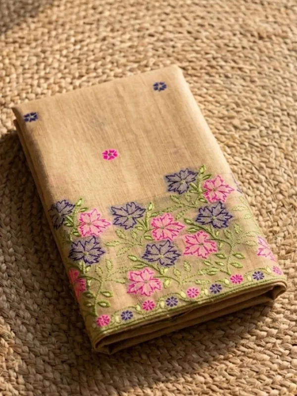 Rooprekha_Jamdani_Cotton_Suit__(T+B+D)_Beige