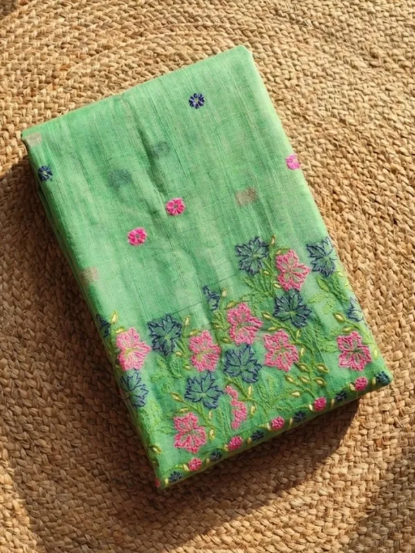 Rooprekha_Jamdani_Cotton_Suit__(T+B+D)_Sea_Green