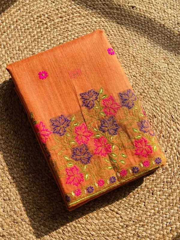 Rooprekha_Jamdani_Cotton_Suit__(T+B+D)_Peach
